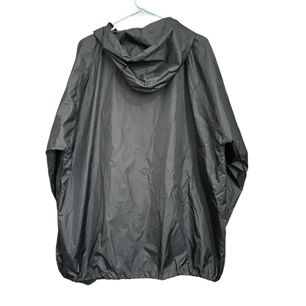 Helly Hansen Harley-Davidson Black Full Zip‎ Hooded Windbreaker Size XL